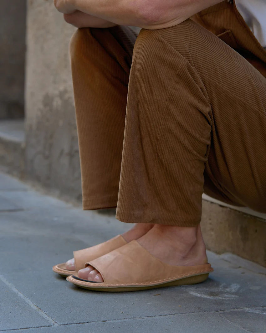 SAINT TROPEZ Leather Cognac Brown