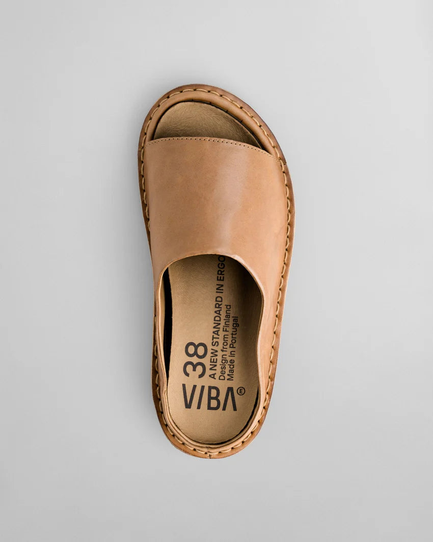 SAINT TROPEZ Leather Cognac Brown