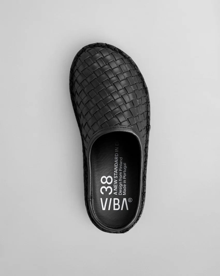 ROMA Woven Leather Cognac Brown