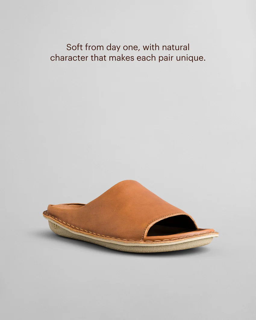 SAINT TROPEZ Leather Fawn Tan