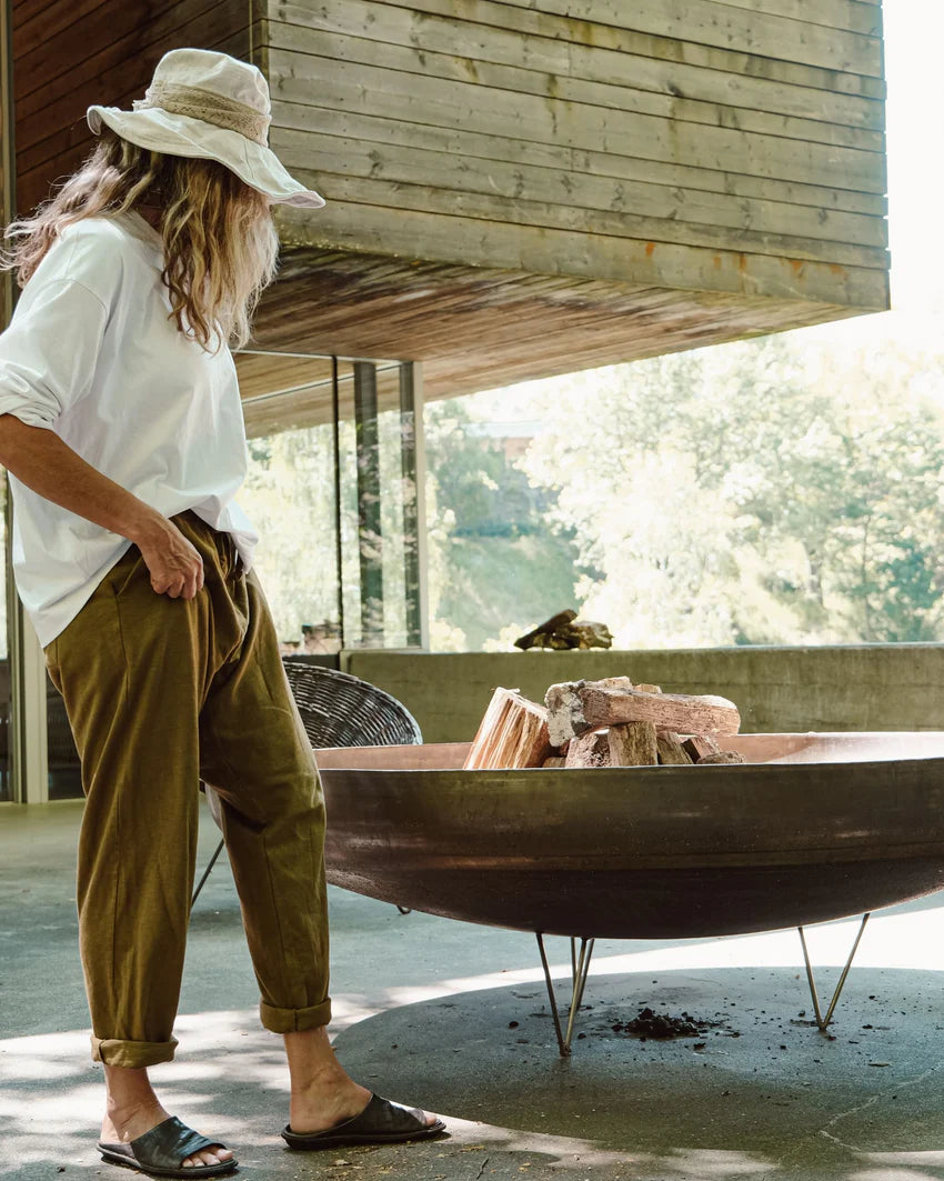 SAINT TROPEZ Leather Fawn Tan