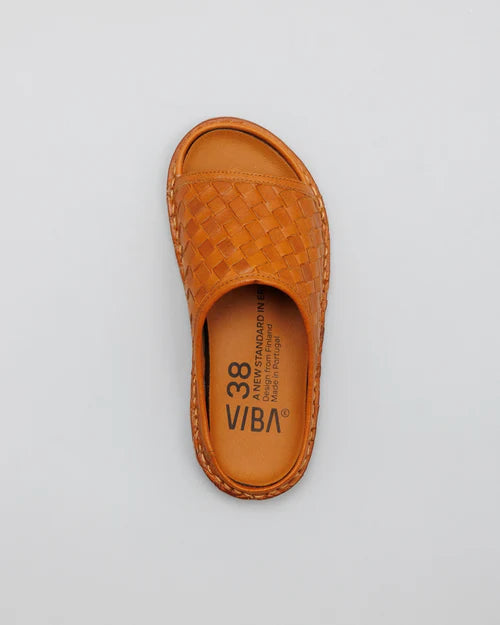 SAINT TROPEZ Woven Leather Preto Black