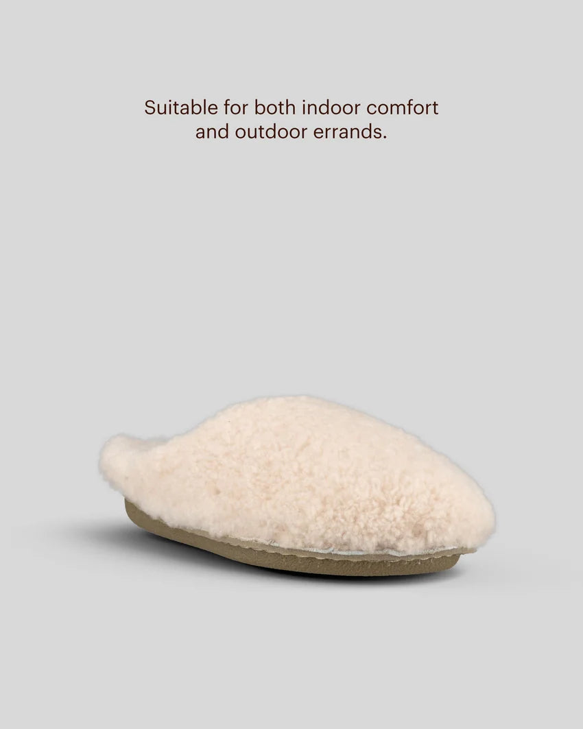 ROMA Shearling Natural White