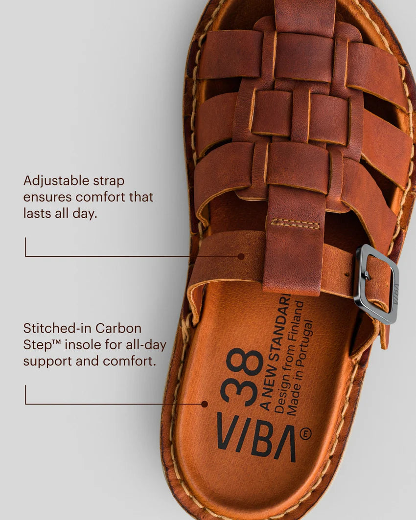 AMALFI Leather Cognac Brown